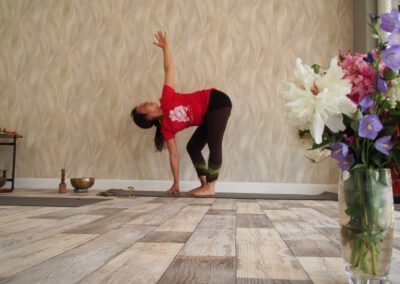 Manja Asana Drehung